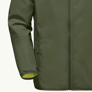 Chaqueta Cortavientos Clásica de Moda Urbana para Hombre, Corte Moderno, Material Ligero, Perfecta para Uso Casual y Diario - Product Image 6