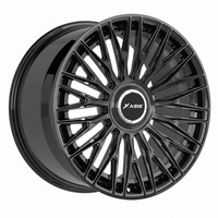 Nuevas llantas ligeras de aleación Bentley Flow Formed, cóncavas, multirradio, plateadas mecanizadas, de 19-24 pulgadas y 25 mm.