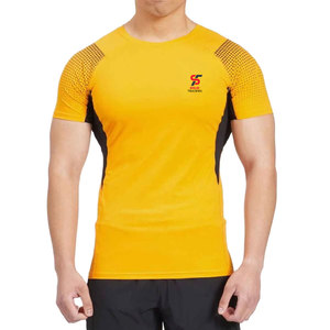 Vêtements de sport respirants à manches courtes, anti-UV, anti-humidité, séchage rapide, personnalisables, de haute qualité, vente en gros - Product Image 1