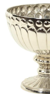 Bol de service de luxe en métal nickelé et argenté pour fruits, idéal pour la restauration - Grande Vente - Product Image 6