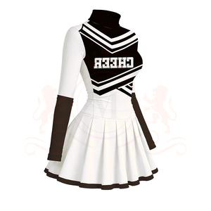 ชุดยูนิฟอร์มกระโปรงเชียร์ลีดเดอร์ไซส์พลัสพร้อมโลโก้สั่งทำพิเศษสำหรับเด็ก วัยรุ่น และผู้หญิง - Product Image 6