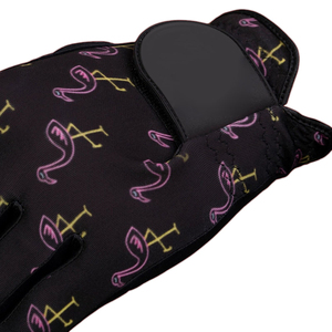Gant de golf imprimé flamant rose, main droite, cuir PU, antidérapant, à enfiler, gant de sport unisexe - Product Image 3