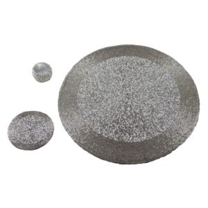 Sous-verre perlé fait main blanc et doré très demandé, avec anneau de serviette perlé et tapis perlé fait main pour table à manger - Product Image 6