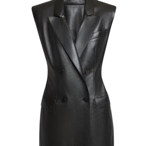 Gilet en cuir pour femme de haute qualité, idéal pour les garde-robes élégantes, offrant confort, résistance et un attrait moderne et élégant. - Product Image 4