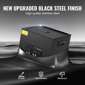 Pulitore a Ultrasuoni Digitale in Metallo da 15L 360W 40kHz con Nuova Modalità Delicata e Degassaggio Migliorato - Product Image 5