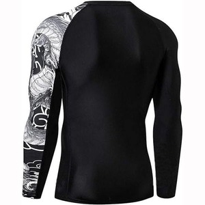 Maillots de protection Rash Guards pour le sport, sublimés et sur mesure, à manches longues pour hommes - Product Image 3