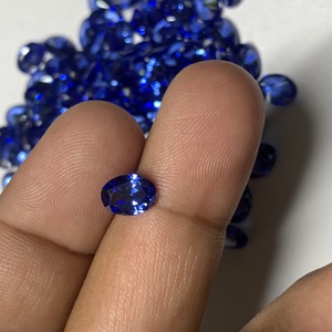 Zirconia Azul de Corte Ovalado, Gema Suelta de Grado AAA, Creada en Laboratorio para Joyería, Alta Calidad - Product Image 3