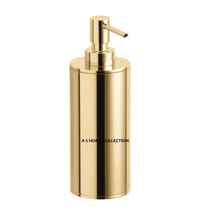 Dispensador de Jabón Elegante para Baño, Color Dorado, Botella y Dispensador para Limpieza de Manos, Accesorios para Baño - Product Image 1