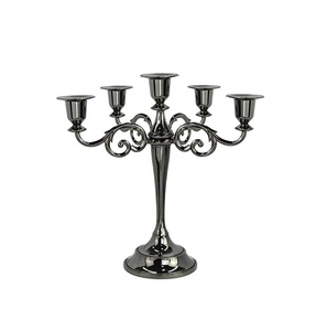 Soporte de vela de Metal de diseño elegante, mesa decorativa de alta calidad, hecho a mano, lujoso, tradicional, venta al por mayor - Product Image 6