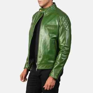 Chaqueta de Cuero con Cuello Alto, Diseño Moderno, Unisex, para Carreras, de Cuero Recubierto, Cómoda y de Primera Calidad, Venta al Por Mayor 2026 - Product Image 4