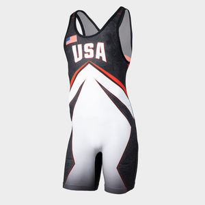 Wholesale High Quality Cheap Design Your Own logo College <b>Wrestling</b> <b>Singlet</b> - Product Image 2