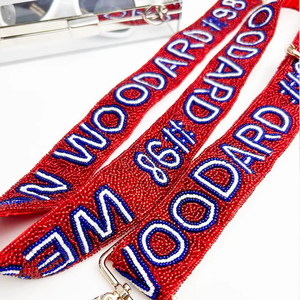 Handcrafted Custom Handmade Beaded Bag <b>Strap</b> Personalized Crossbody <b>Strap</b> - Product Image 2