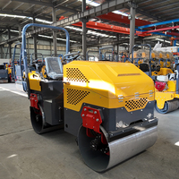 Compacteur vibrant à roues en acier pour travaux routiers, 1 tonne, 1,5 tonne, à prix avantageux