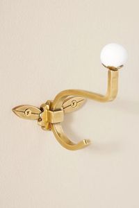 Elegant Metal Wall <b>Hook</b> Durable Wall Mounted Clothes Hat Bag Holder for Modern Interiors - Product Image 1