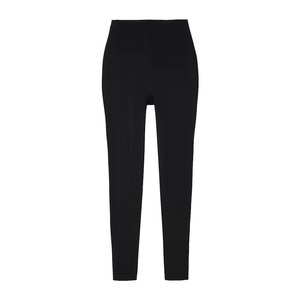 Leggings de yoga pour femmes, antibactériens, tricotés sans couture, taille élastique, mélange de spandex et de polyester, extensibles dans quatre sens, séchage rapide - Product Image 3