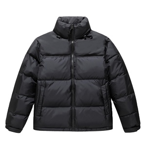 High Quality Unisex Winter Bubble Puffer Jacket New Design Canvas High Street Style Shiny for <b>Men</b> - Product Image 5