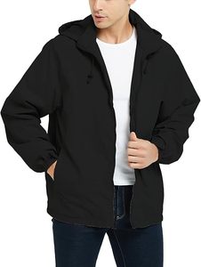 Chaqueta Cortavientos Personalizada con Logotipo, Impermeable, con Capucha, Ropa Casual para Exteriores, Estilo Urbano, Diseño Color Block - Product Image 1