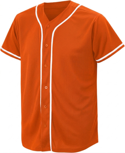 Camiseta de béisbol personalizada fabricada a medida, camisa deportiva con botones, camiseta de entrenamiento para equipos deportivos, ropa para hombre, 100% poliéster ligero - Product Image 1