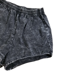 Short léger lavé à l'acide imprimé de logo personnalisé, vêtements de rue surdimensionnés, nouveauté de grande taille pour la saison d'automne - Product Image 2