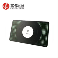 Carte de visite de cartes en métal Nfc personnalisées haut de gamme avec code Qr carte de visite en métal Nfc 4K or Nfc