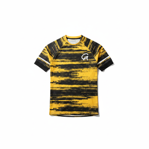 Maillot de rugby personnalisé en Spandex/Polyester à col en V, respirant, avec logo frontal par sublimation, uniforme de rugby, maillot de sport avec GPS - Product Image 1