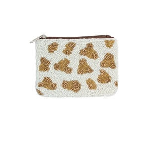 Porte-monnaie brodé de perles souples, portefeuille de voyage durable, pochette à monnaie perlée élégante, organiseur de poche stylé - Product Image 2