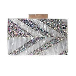 Stylish Eco-Friendly <b>Resin</b> Ladies' Fashion Clutch Unique Design with Comfortable <b>Frame</b> - Product Image 4