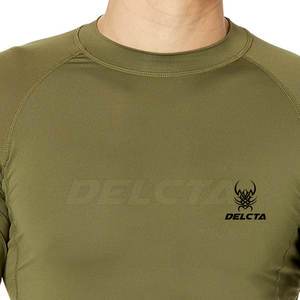 Rashguard MMA haute performance couleur unie fabriqué au Pakistan – Vente chaude - Product Image 3