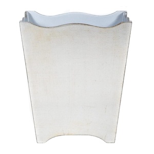 Poubelle domestique de style américain Poubelle en métal pour chambre à coucher, salon et cuisine Poubelles de compost recyclables - Product Image 1