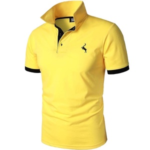 เสื้อโปโลชาย ผ้าฝ้าย 100% ปิเก้ 220 กรัม สีพื้น แขนสั้น ทรงปกติ ผ้าถัก สวมใส่สบาย ผู้ผลิตจากบังกลาเทศ - Product Image 2