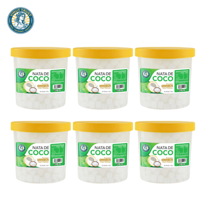 เยลลี่มะพร้าวแบบก้อนในชามไม้ อาหารเสริมเนื้อเจลลี่สีขาว - Product Image 6