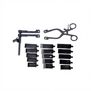 Rétracteur Cervical Manuel Casper en Acier Inoxydable, Ensemble d'Instruments Chirurgicaux Orthopédiques, 17 Pièces, Revêtement Noir, Professionnel pour la Colonne Vertébrale - Product Image 4