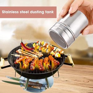Wholesale Custom Logo Stainless Steel Dredges <b>Salt</b> Sugar Spice Pepper <b>Shaker</b> Kitchen Tool Supplies Metal Material - Product Image 4