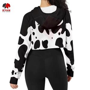 Ryan Pro Gear – Nouveaux sweats à capuche pour femmes, crop top respirant et élégant, couleur personnalisée, grandes tailles, services OEM et ODM - Product Image 6