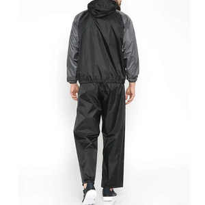 Ensemble coupe-vent personnalisé pour homme avec logo, en polyester/coton tricoté, demi-fermeture éclair avant, séchage rapide, couleurs personnalisées, OEM numérique - Product Image 4