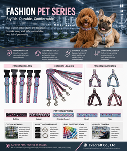 Vietnam Supplier OEM/ODM Pet Harness Soft Nylon <b>Dog</b> & Cat Walking Harness - Product Image 2