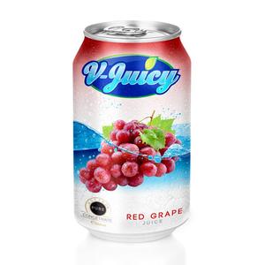Bebida de Jugo de Frutas Tropicales V-Juicy de 330 ml en Lata de Aluminio, con Sabor a Pitaya, Maracuyá, Pera, Naranja y Uva, Proveedor de Marca Privada OEM - Product Image 6