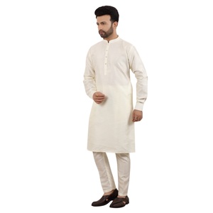 Shahi Vastra <b>Men's</b> Dupion <b>Silk</b> Wrinkle-Free Kurta Pajama Set for | Indian Ethnic Wear | Size 36-50 | Wholesale - Product Image 3