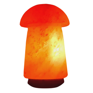 Lampe de sel de l'Himalaya en forme géométrique, cristal de sel naturel, lumière décorative de table, éclat chaleureux pour la maison, la chambre à coucher, le salon - Product Image 1