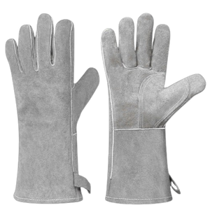 Gants en cuir de vachette renforcé haute performance, ignifuges et réfléchissants, pour les pompiers - Product Image 6