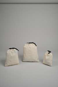 Classique rayé toile PU cuir sac cosmétique pochette à fermeture éclair Simple voyage stockage à la mode petit pour étui de beauté Logo personnalisé - Product Image 2