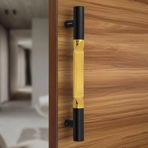 Manija de Puerta de Diseño Moderno, Tirador Metálico para Puerta Principal, Manija para Cajón de Gabinete, Herrajes para Decoración del Hogar - Product Image 3