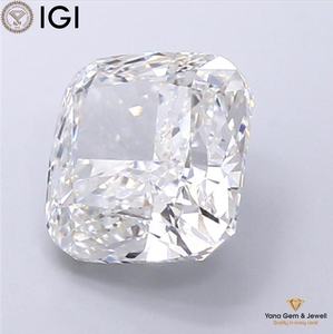 เพชร CVD ทรงสี่เหลี่ยมคุชชั่น น้ำหนัก 5.00 กะรัต สี F ความสะอาด VS1 พร้อมใบรับรอง IGI สำหรับจี้ผลงานชิ้นเอกสุดพิเศษ - Product Image 3