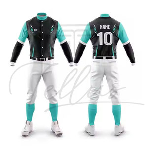Uniforme de baseball pour hommes le plus vendu, uniforme de baseball personnalisé avec logo, uniforme d'équipe, uniforme de baseball - Product Image 4