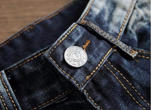 Jeans déchirés pour hommes, coupe skinny, style décontracté streetwear - Product Image 2