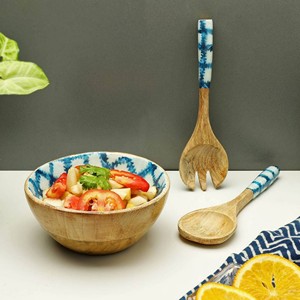 Tazones Desechables Modernos para Ensalada, Hechos a Mano, de Madera de Mango y Acacia, Vajilla para Fiestas, Precio de Fábrica al por Mayor - Product Image 4