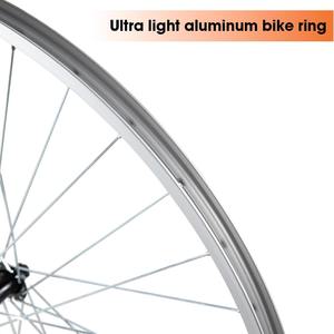 Jeu de roues de vélo de montagne en alliage d'aluminium, frein à disque, jantes avant/arrière, axe à visser, pneus tubulaires, roues de remplacement durables pour vélo - Product Image 4