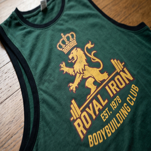 Regal Three <b>Men's</b> Racerback Tank Top Black Gold Logo Quick Dry 100% Polyester Casual Sportswear <b>Singlet</b> Tops <b>Men</b> - Product Image 5