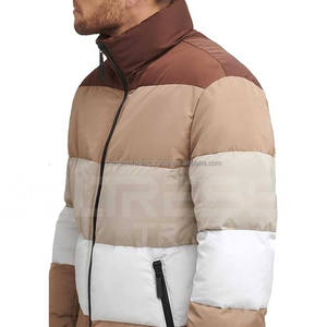 Chaqueta de lana para hombre, con capucha, cuello alto, abrigo de invierno, resistente al viento e impermeable, colores personalizables, logotipo de alta calidad - Product Image 5