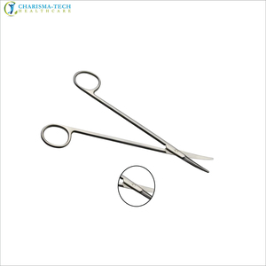 Ciseaux de dissection Mayo-Harrington de qualité supérieure en acier inoxydable réutilisables, courbés et droits, pour tissus denses - Product Image 4